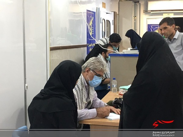 ارائه خدمت به 800 زلئر اربعین در بیمارستان سیار شهید محلاتی تبریز ارائه خدمت به 800 زلئر اربعین در بیمارستان سیار شهید محلاتی تبریز