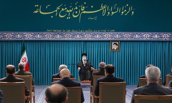 رئیسجمهور و اعضای هیأت دولت با رهبر معظم انقلاب اسلامی دیدار کردند رئیسجمهور و اعضای هیأت دولت با رهبر معظم انقلاب اسلامی دیدار کردند