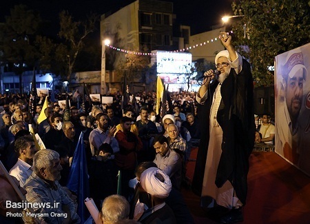 تشییع پیکر شهید مدافع امنیت «امیراحمدی» در شهرک شهید محلاتی