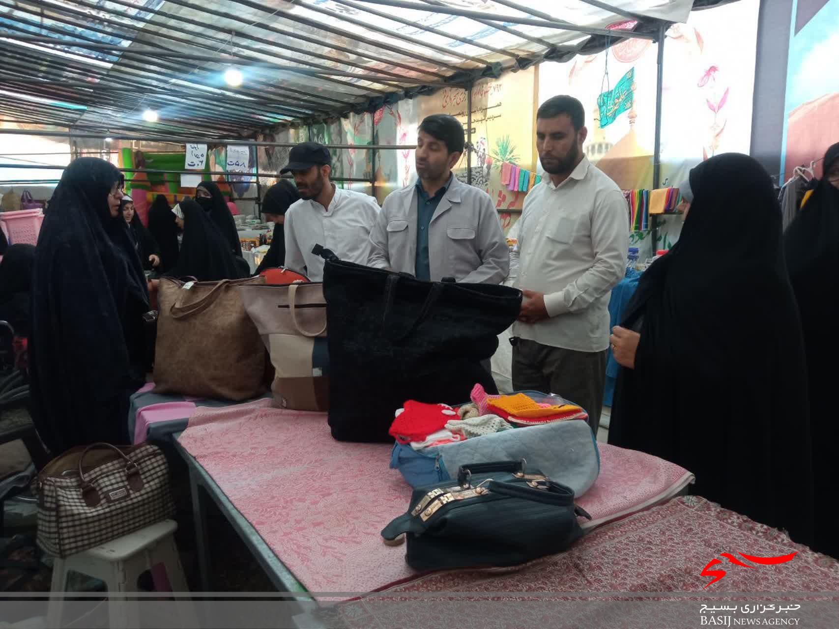 برپایی نمایشگاه اقتصاد مقاومتی در محلات پردیسان قم