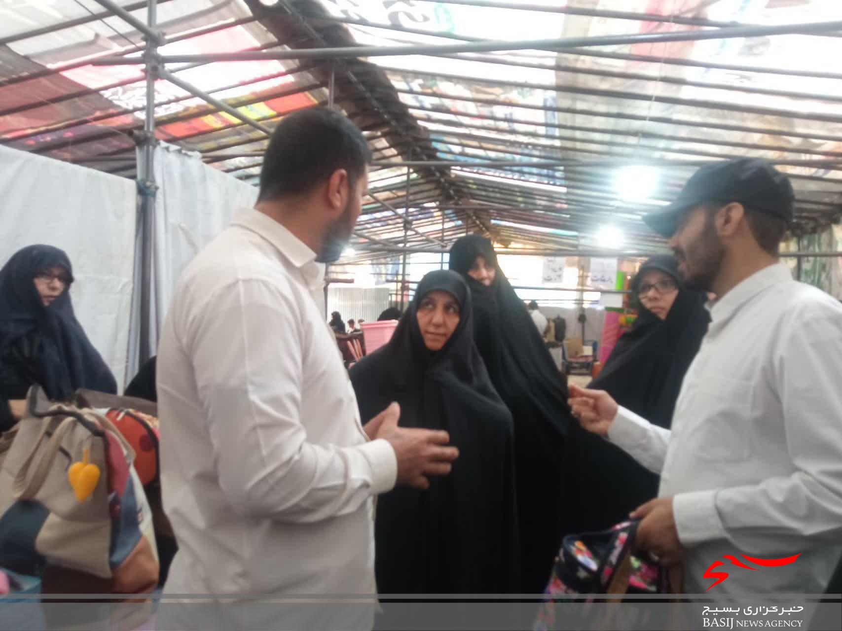 برپایی نمایشگاه اقتصاد مقاومتی در محلات پردیسان قم
