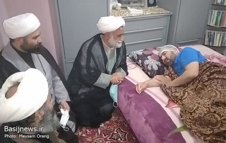 دیدار با جانباز بسیجی برادر طلبه، جناب آقای آل آقا