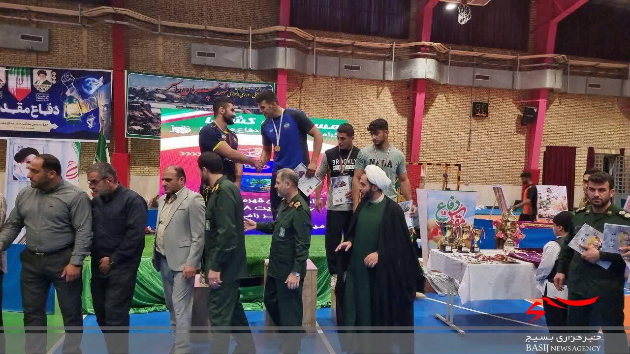 درخشش کُشتی گیران بسیجی کهگیلویه و بویراحمد در مازندران