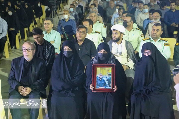 مراسم گرامیداشت شهدای مدافع امنیت بخش بیرم در لارستان برگزار شد