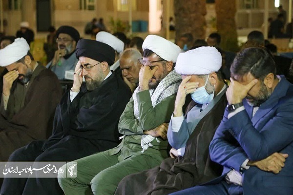 مراسم گرامیداشت شهدای مدافع امنیت بخش بیرم در لارستان برگزار شد