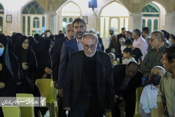 مراسم گرامیداشت شهدای مدافع امنیت بخش بیرم در لارستان برگزار شد