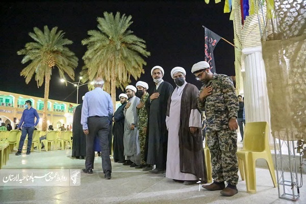 مراسم گرامیداشت شهدای مدافع امنیت بخش بیرم در لارستان برگزار شد