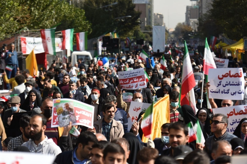 مراسم راهپیمایی ۱۳ آبان، روز ملی مبارزه با استکبار جهانی/گزارش تصویری