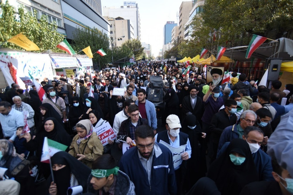 مراسم راهپیمایی ۱۳ آبان، روز ملی مبارزه با استکبار جهانی/گزارش تصویری