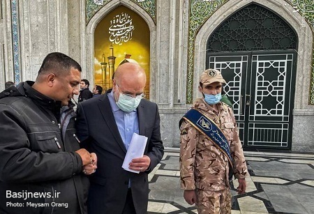 قالیباف در مراسم چهلمین روز شهادت شهید مدافع امنیت «پوریا احمدی»