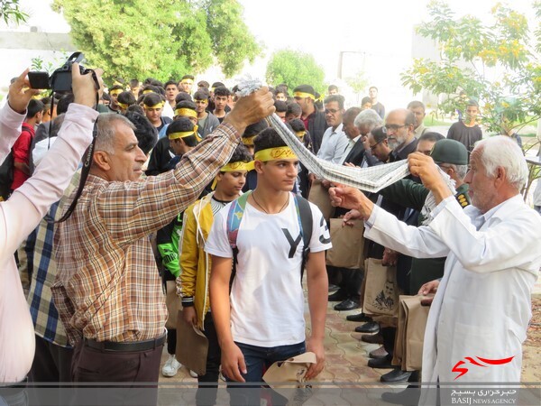 دانش آموزان دلوار به مناطق عملیاتی اعزام شدند دانش آموزان دلوار به مناطق عملیاتی اعزام شدند