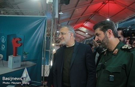 بازدید شهردار تهران و فرمانده سپاه تهران از چهارمین رویداد تولید محتوای دیجیتال بسیج تهران بزرگ