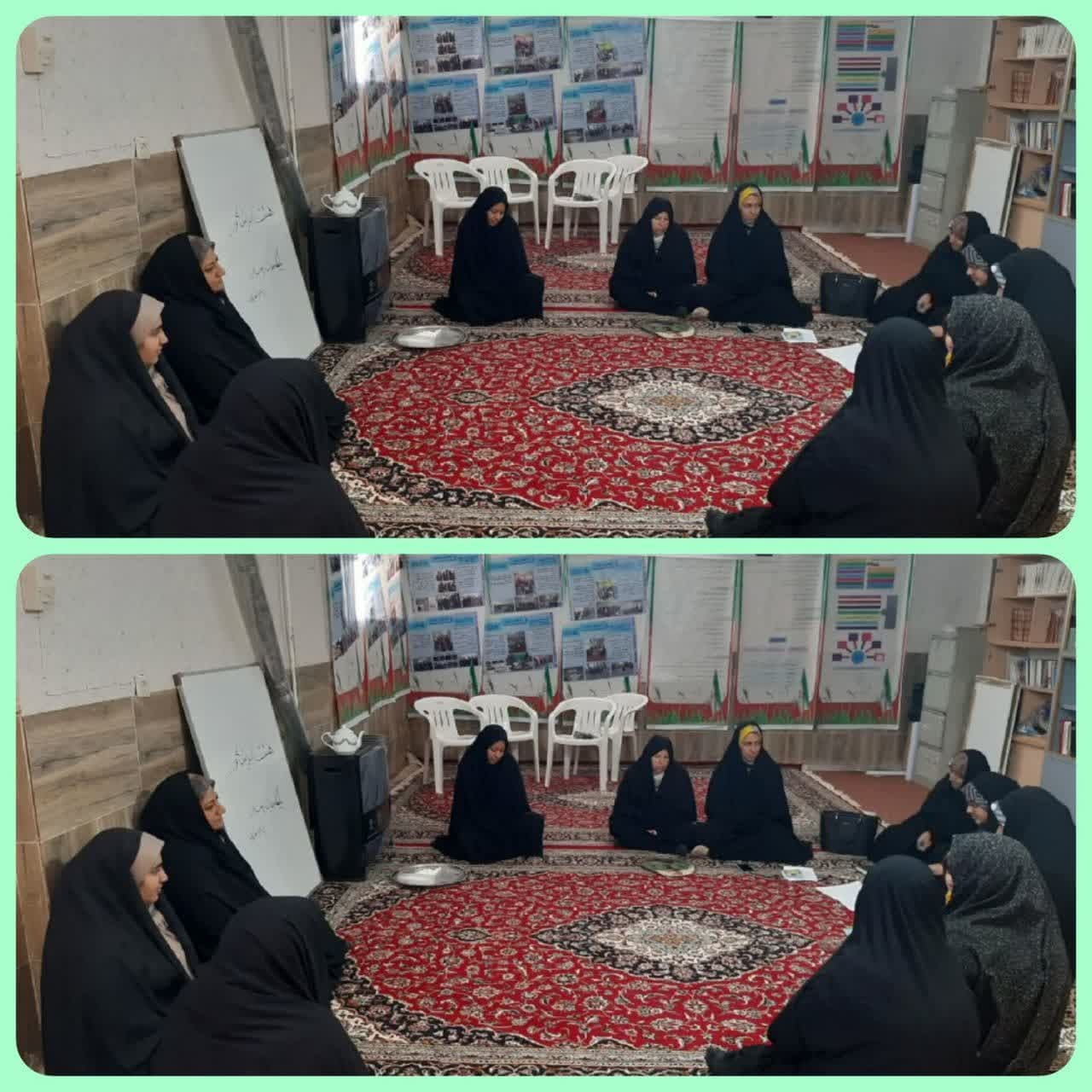 نشست شورای پایگاه حضرت زینب (س) روستای هارونی
