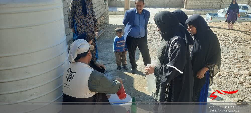 خدمات رسانی تخصصی دامپزشکی و زراعت گروه جهادی کانون بسیج جامعه کشاورزی در شهرستان باشت