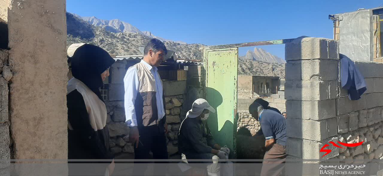 خدمات رسانی تخصصی دامپزشکی و زراعت گروه جهادی کانون بسیج جامعه کشاورزی در شهرستان باشت