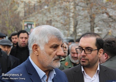 برگزاری مراسم تشییع پیکر رستم قاسمی با حضور فرماندهان سپاه در شهرک شهید محلاتی تهران