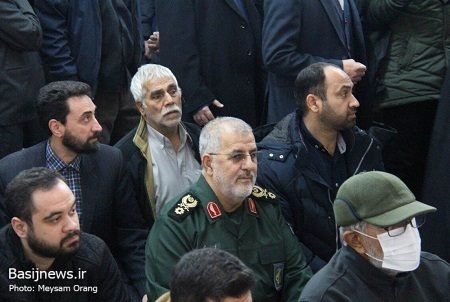 برگزاری مراسم تشییع پیکر رستم قاسمی با حضور فرماندهان سپاه در شهرک شهید محلاتی تهران