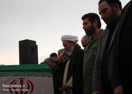 برگزاری مراسم تشییع پیکر رستم قاسمی با حضور فرماندهان سپاه در شهرک شهید محلاتی تهران