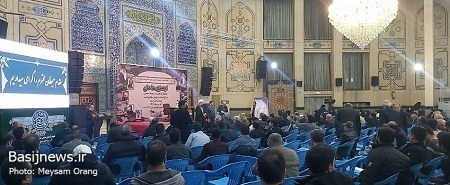 اجتماع مداحان و ستایشگران اهل بیت (ع) در گرامیداشت شهدای امنیت