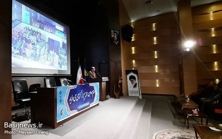 مراسم گرامیداشت هفته مبارک بسیج در ناحیه مقاومت بسیج الغدیر برگزار شد