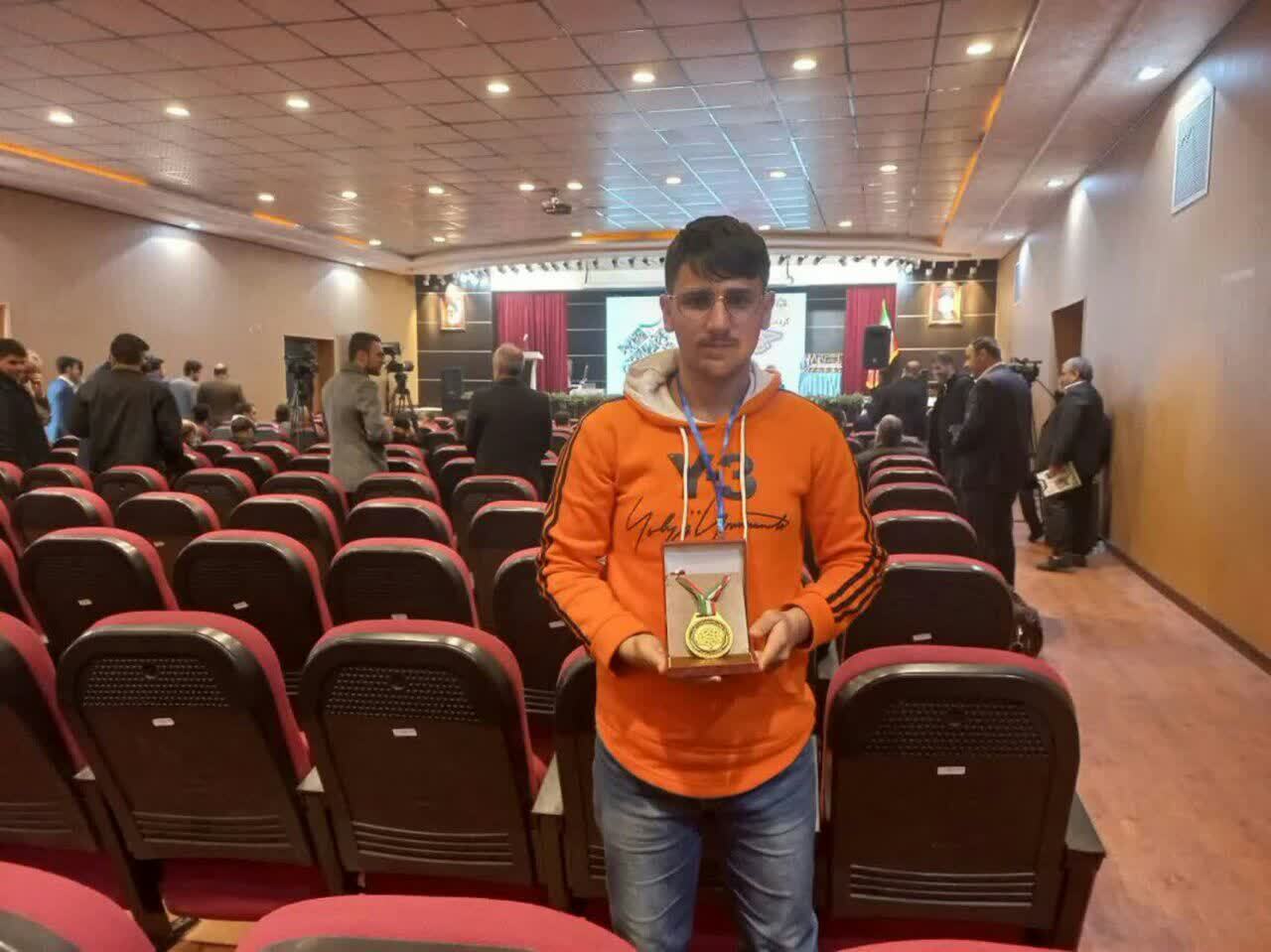 جوان چرامی جهادگر برتر کشور شد