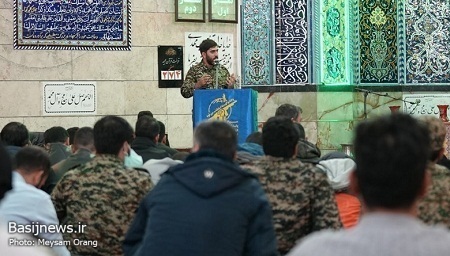 دیدار فرمانده کل سپاه پاسداران با بسیجیان پایگاه مقاومت بسیج کوی نصر از ناحیه شهید باهنر