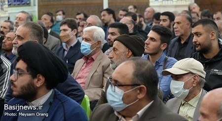 دیدار فرمانده کل سپاه پاسداران با بسیجیان پایگاه مقاومت بسیج شهید همت در ناحیه کربلا