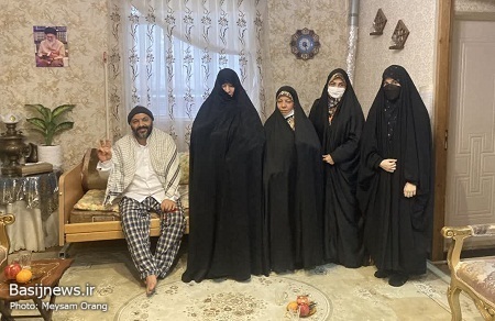 عیادت از جانباز اغتشاشات، حجت الاسلام کارخانه