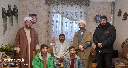عیادت از جانباز اغتشاشات، حجت الاسلام کارخانه