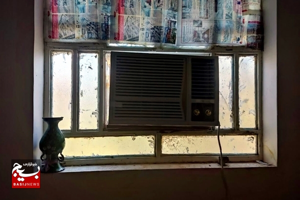 اهدای یک دستگاه کولر گازی به خانواده مستمند کنگانی
