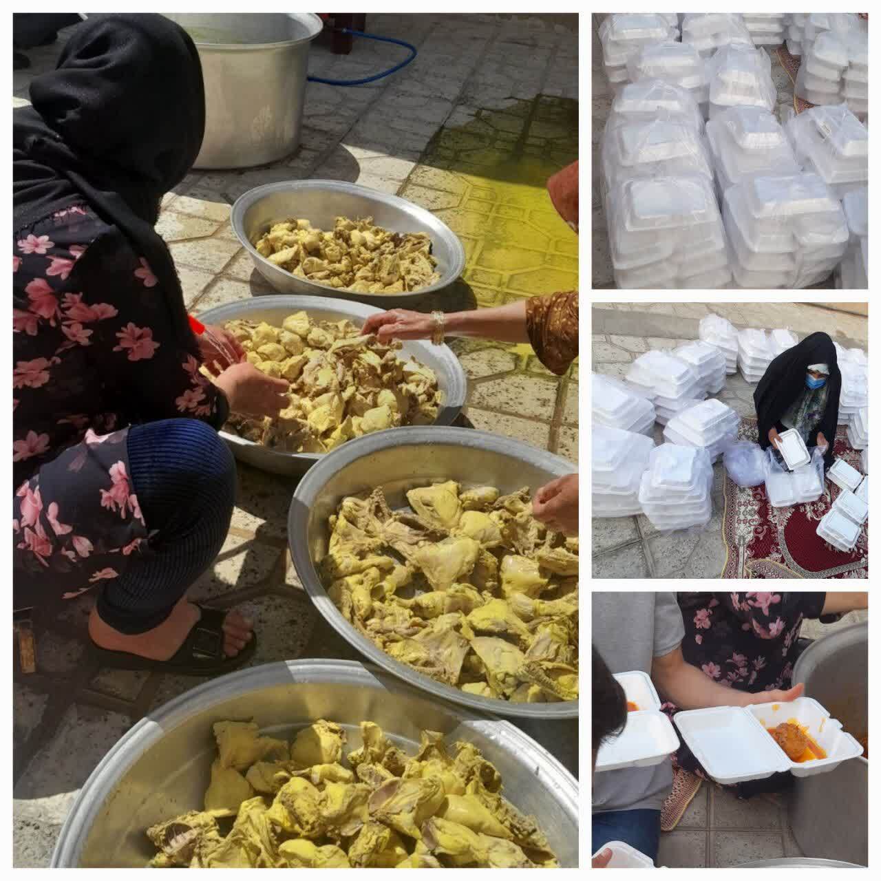 پخت وتوزیع غذا در بین خانوادهای نیازمند شهرستان مهران وروستای چالاب پخت وتوزیع غذا در بین خانوادهای نیازمند شهرستان مهران وروستای چالاب
