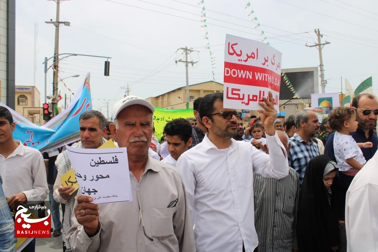 حضور پرشور دیری ها در راهپیمایی روز جهانی قدس