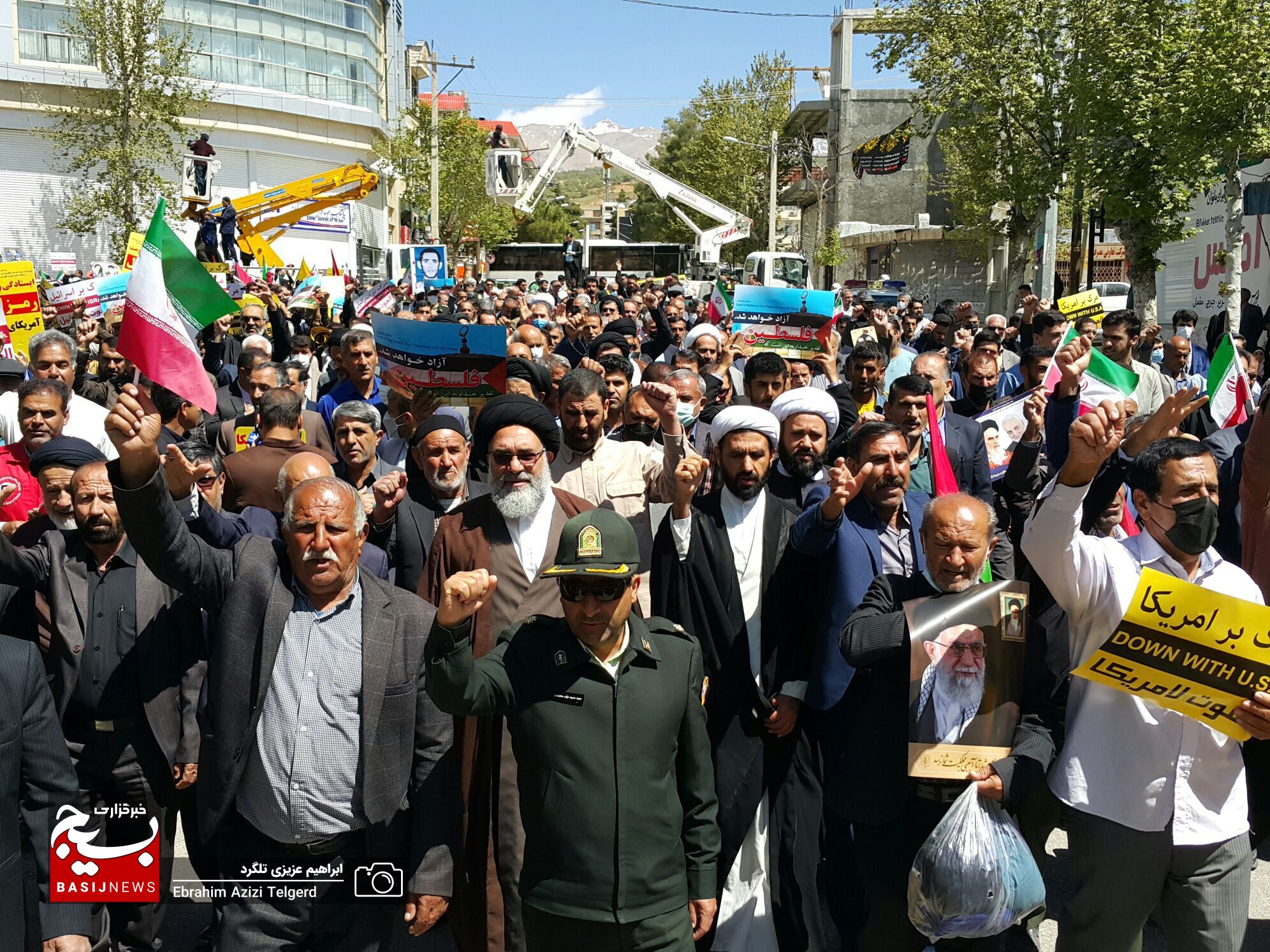 راهپیمایی روز قدس در یاسوج