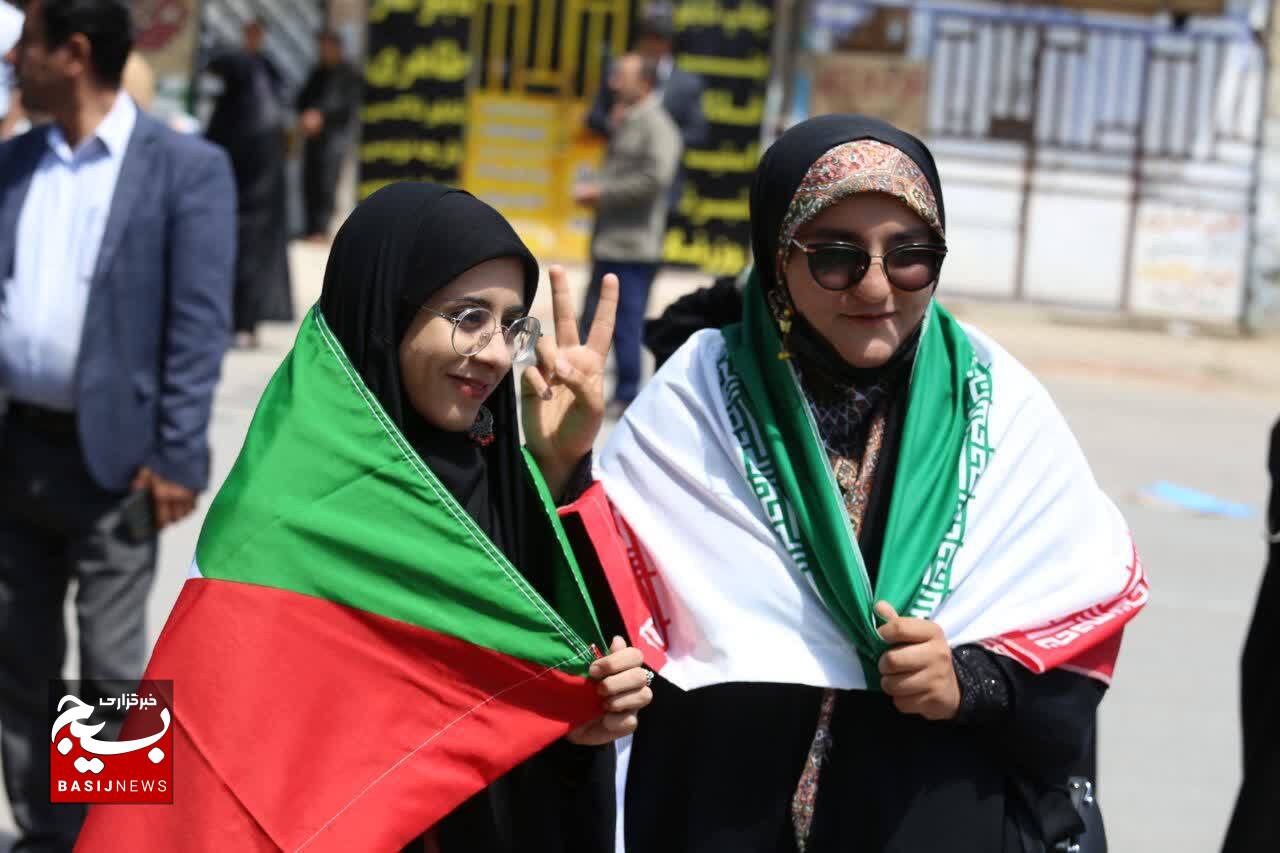 راهپیمایی باشکوه روز جهانی قدس در کهگیلویه و بویراحمد +( تصاویر)