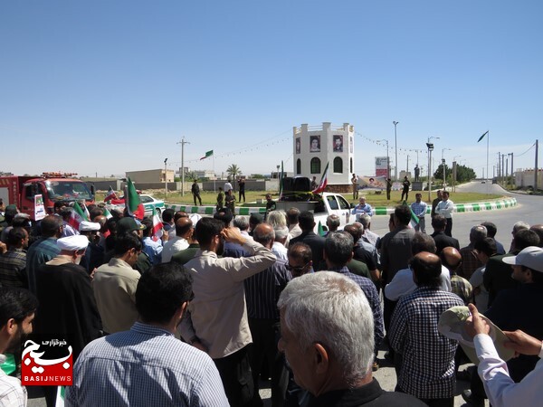 راهپیمایی روز قدس همزمان با سراسر کشور در شهر دلوار برگزار شد راهپیمایی روز قدس همزمان با سراسر کشور در شهر دلوار برگزار شد