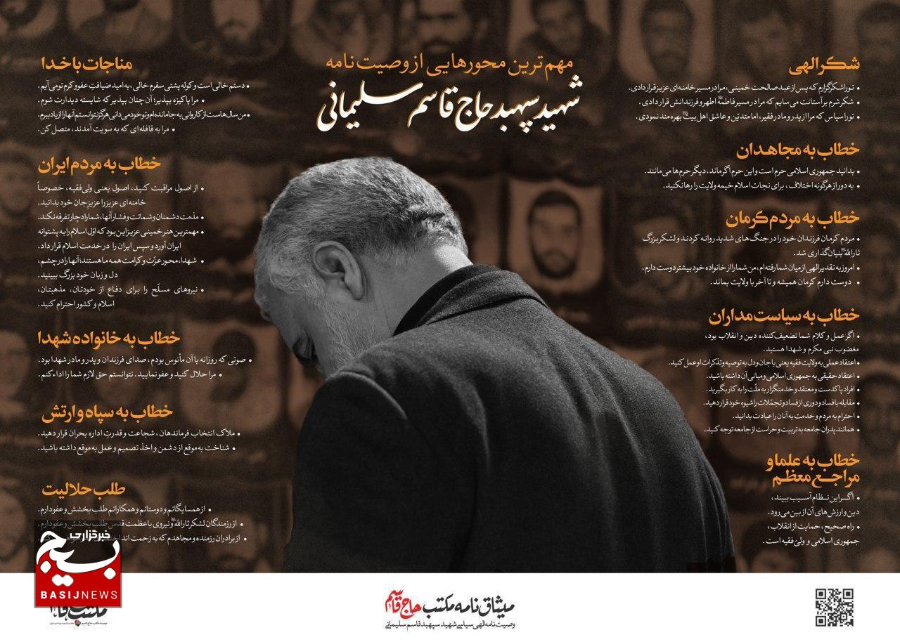 وصیتنامه تصویری حاج قاسم سلیمانی با صدای فرزندان ایشان + فیلم وصیتنامه تصویری حاج قاسم سلیمانی با صدای فرزندان ایشان + فیلم
