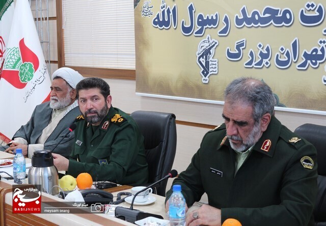 نشست مشترک بین سپاه تهران بزرگ و انتظامی شهر تهران