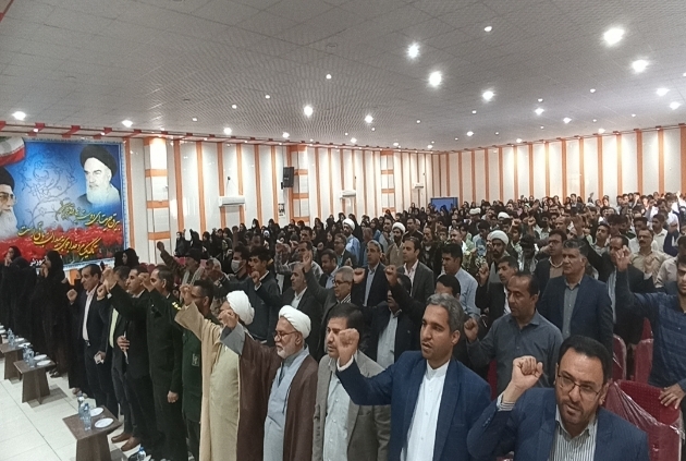 مراسم گرامیداشت نهم دی ماه در منوجان برگزار شد