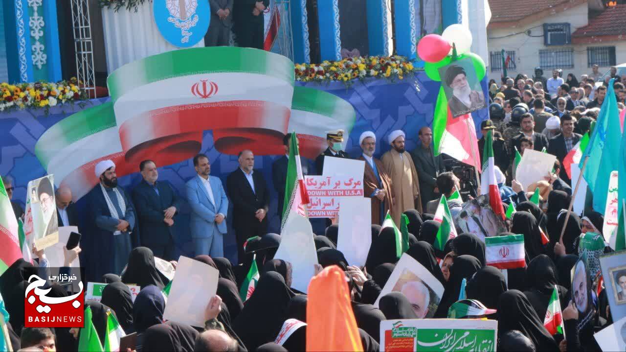 مردم گیلان در جشن ۴۵ سالگی انقلاب حماسه آفریدند
