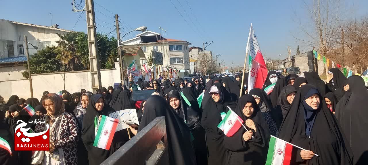 مردم گیلان در جشن ۴۵ سالگی انقلاب حماسه آفریدند