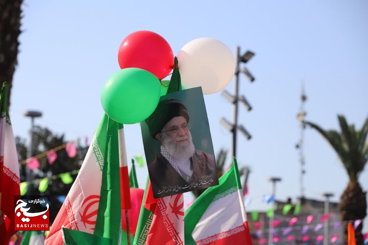 مردم گیلان در جشن ۴۵ سالگی انقلاب حماسه آفریدند