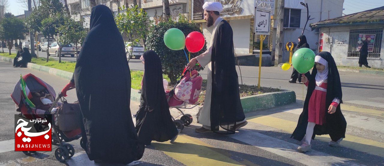 مردم گیلان در جشن ۴۵ سالگی انقلاب حماسه آفریدند