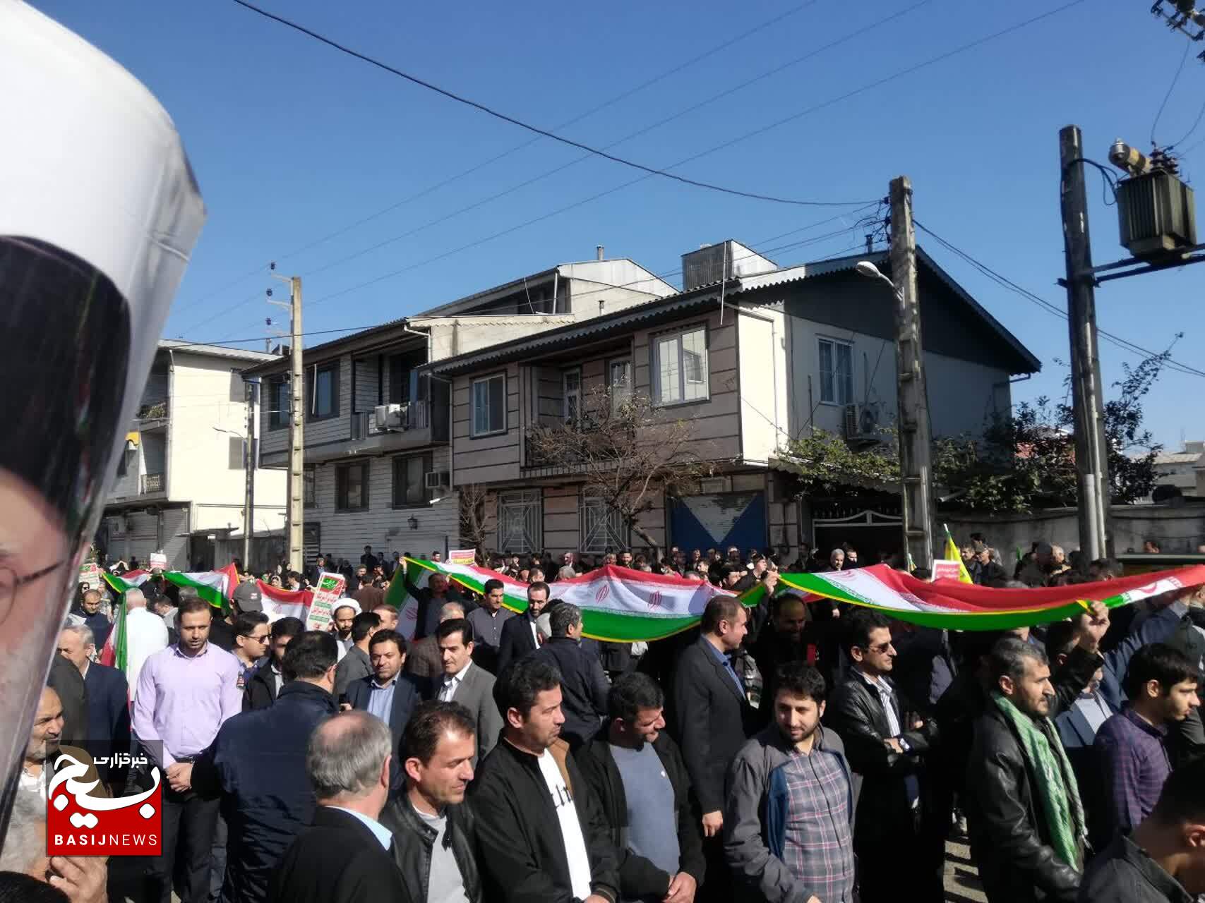 مردم گیلان در جشن ۴۵ سالگی انقلاب حماسه آفریدند
