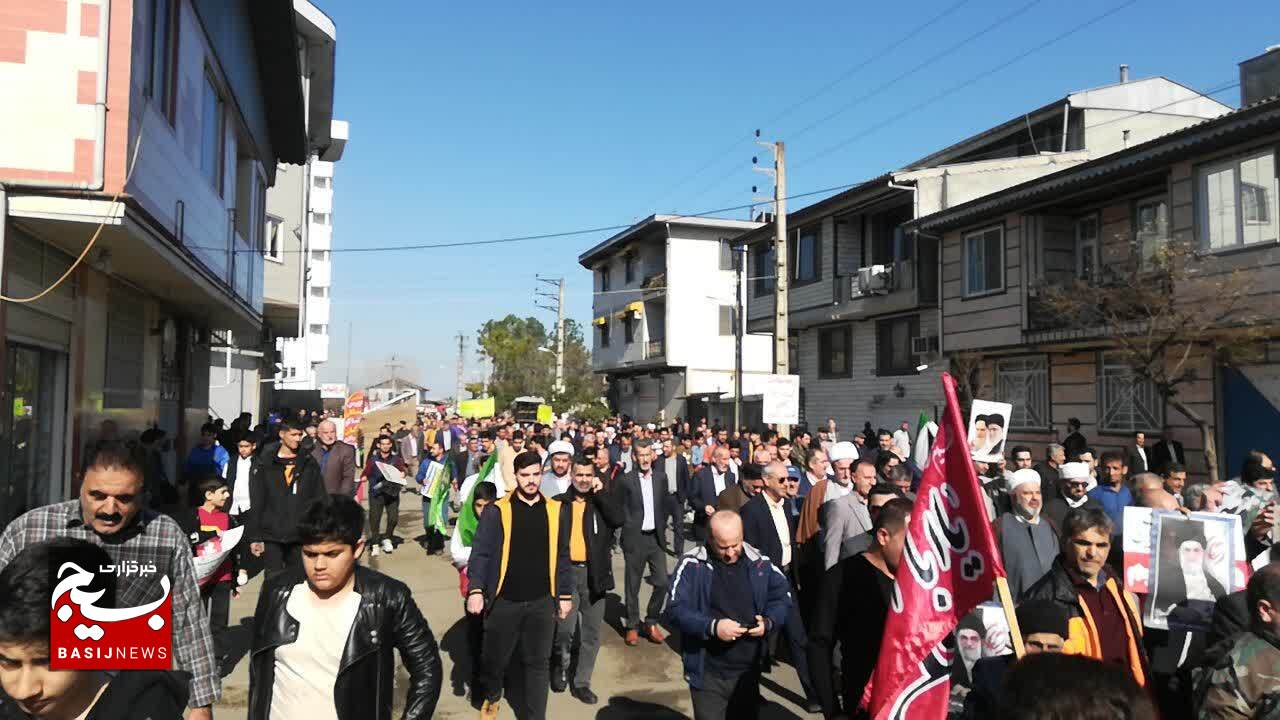 مردم گیلان در جشن ۴۵ سالگی انقلاب حماسه آفریدند