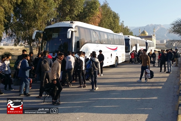 اعزام ۱۳۲ دانش‌آموز کنگانی به یادمان مناطق عملیاتی جنوب