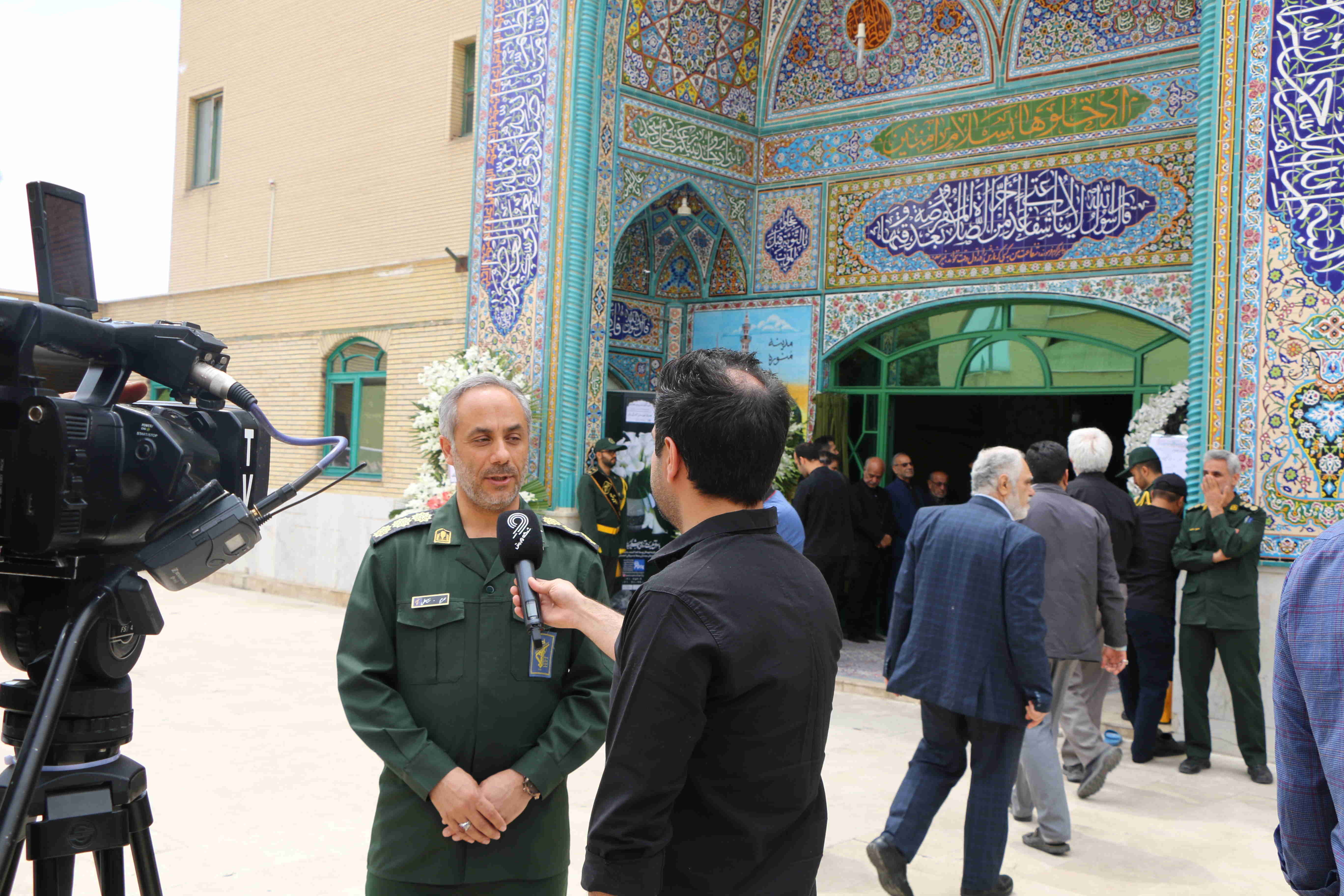 مراسم ترحیم سردار صفارزاده در شهرک فجر برگزار شد.