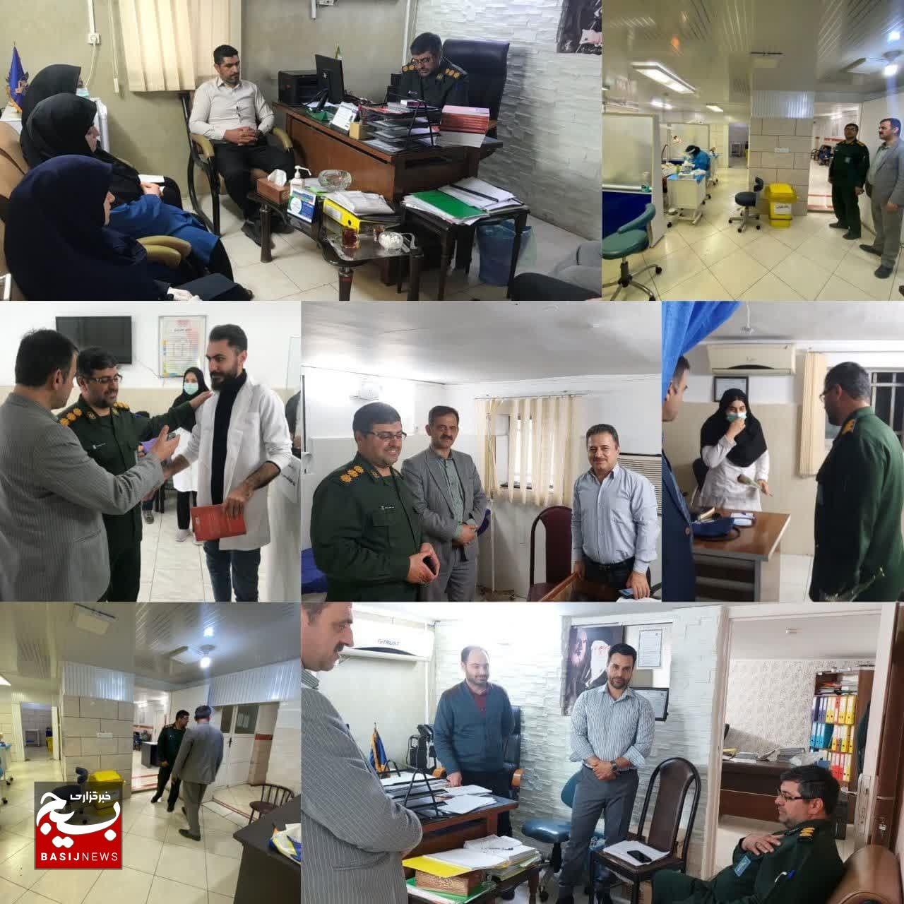 فرمانده سپاه آمل ازدرمانگاه شهید رجائی بازدید کرد فرمانده سپاه آمل ازدرمانگاه شهید رجائی بازدید کرد