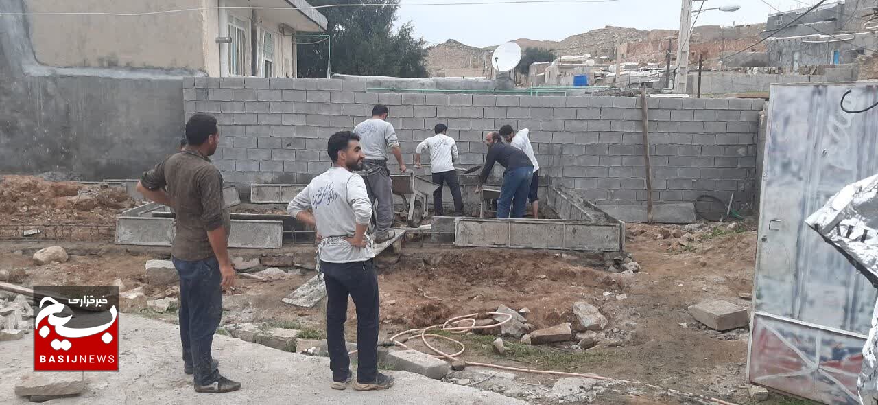 همدلی جهادگران رامهرمز با ساخت خانه و اهدا کمک مومنانه به محرومان همدلی جهادگران رامهرمز با ساخت خانه و اهدا کمک مومنانه به محرومان