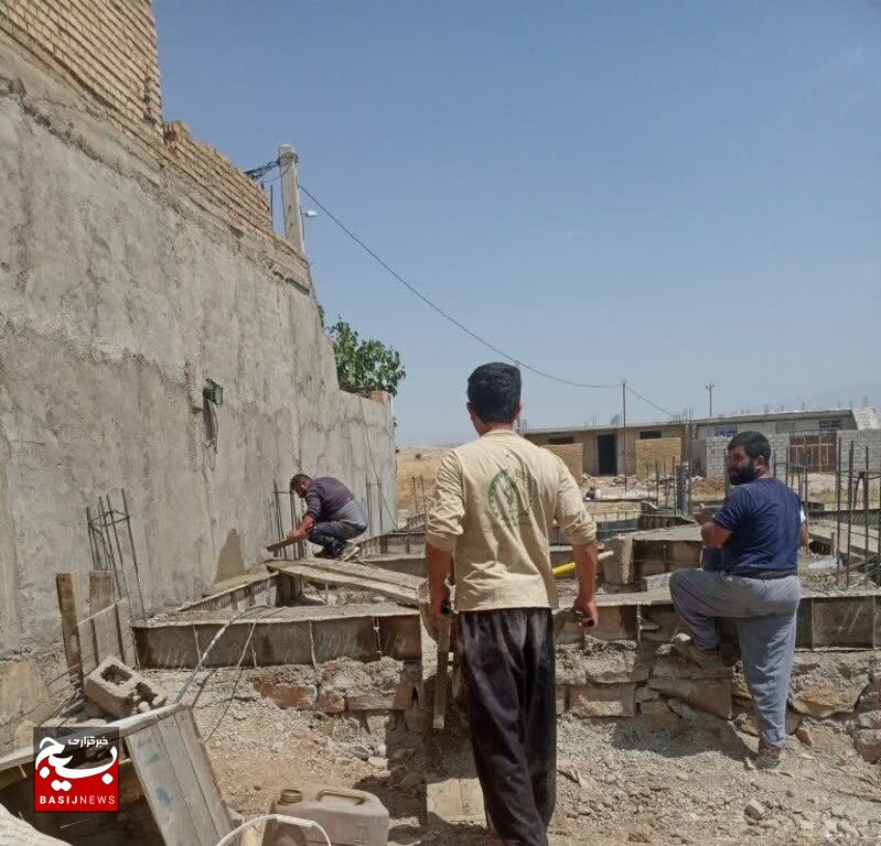 خدمت جهادگران به عشایرلالی با احداث مسکن خدمت جهادگران به عشایرلالی با احداث مسکن