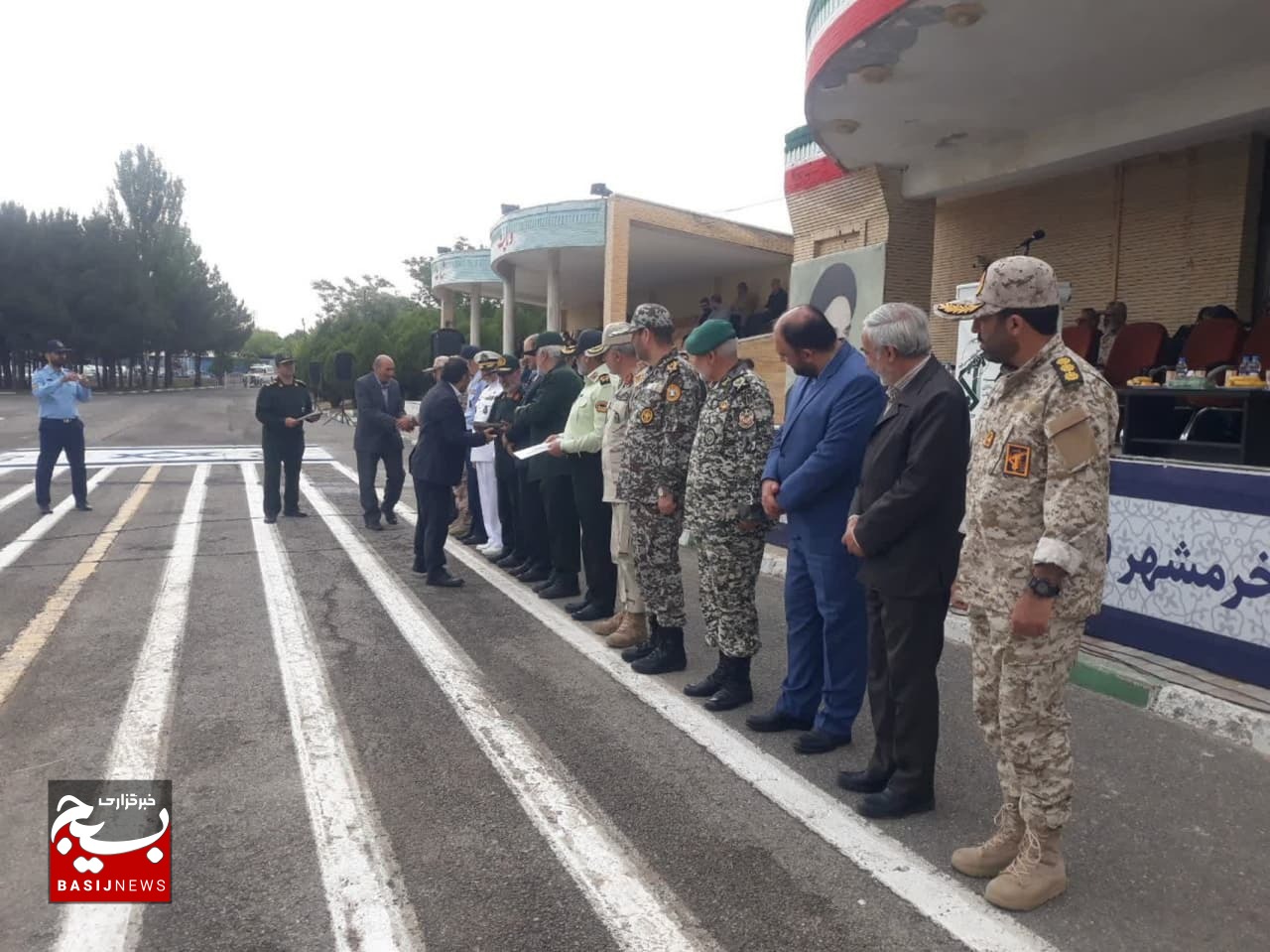 صبحگاه مشترک نیروهای مسلح آذربایجان شرقی در سپاه عاشورا برگزار شد صبحگاه مشترک نیروهای مسلح آذربایجان شرقی در سپاه عاشورا برگزار شد